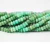 Natural Shaded Green Chrysoprase Smooth Wheel Beads Strand Length is 7 Inches & Sizes from 7mm approx. This listing is for 5 strands.